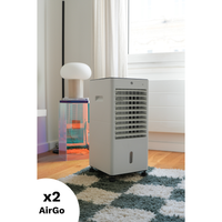 Lot de 2 AirGo - Climatiseur mobile